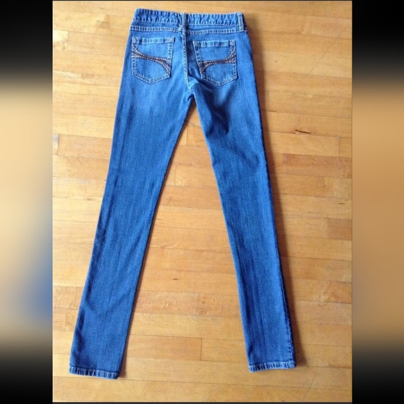 Rue 21 Girls Jeans Size 0/1 Medium Datk Wash Slim/ Skinny - Picture 10 of 10
